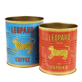 Rex London - Leopard Storage Tins - Set Of Two